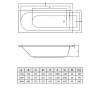 Акриловая ванна 180x75 см C-Bath Geba CBQ009002