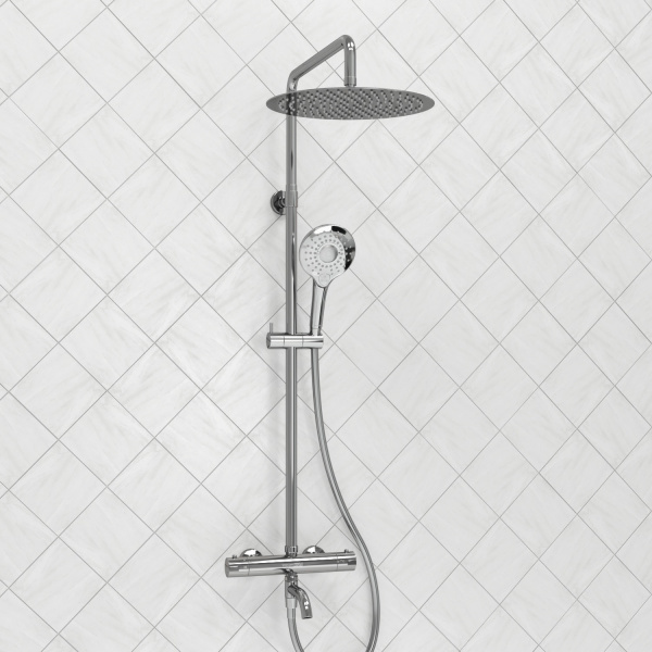 Душевая стойка WasserKRAFT A188.116.101.087.CH Thermo