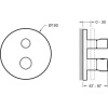 Смеситель для душа Jacob Delafon Modulo E75390-CP