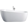Акриловая ванна Ceruttispa Viva CT9127 170x75 см, отдельностоящая, белый