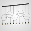 Подвесной светильник Imperiumloft Via Wireflow polyhedral Via01