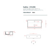 Раковина Artceram Scalino SCL006 05 00