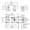 Термостат для душа Fantini Icona Classic 5302R772B