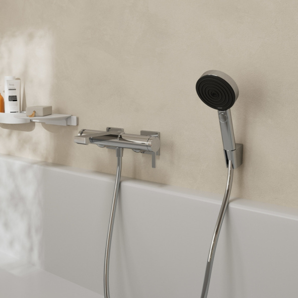 Смеситель для ванны hansgrohe Tecturis E 73420000 хром