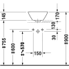 Раковина 33 см Duravit Starck 1 0408330000