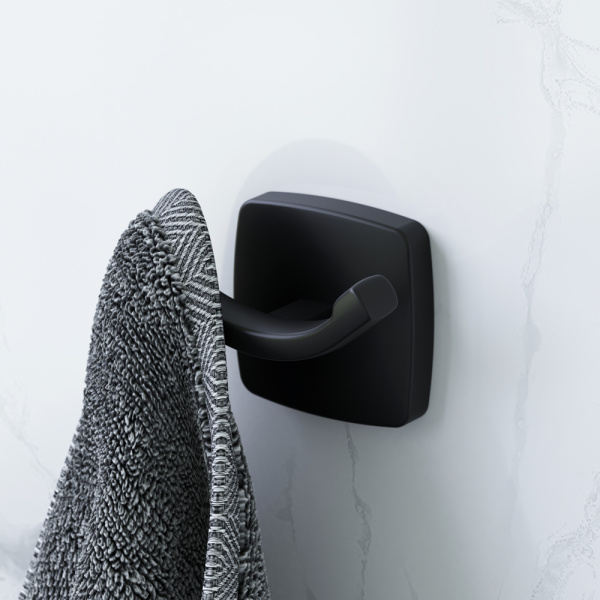 Двойной крючок для полотенец AM.PM Gem A9035622 черный