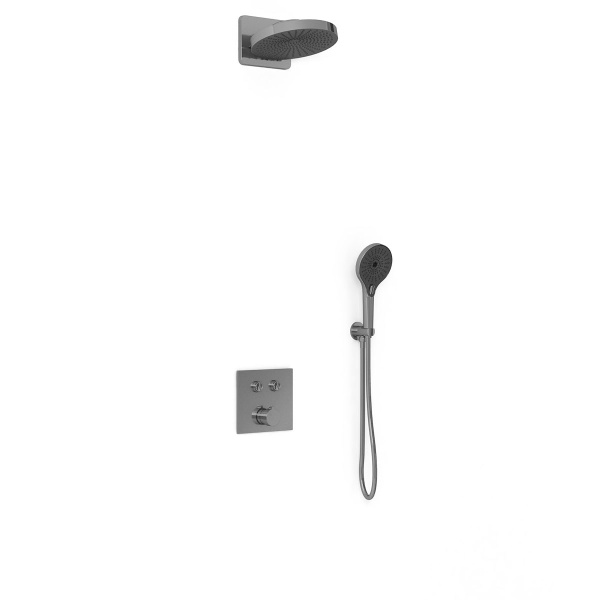 Душевой комплект Vincea Inspire VSFW-4I211GM вороненная сталь