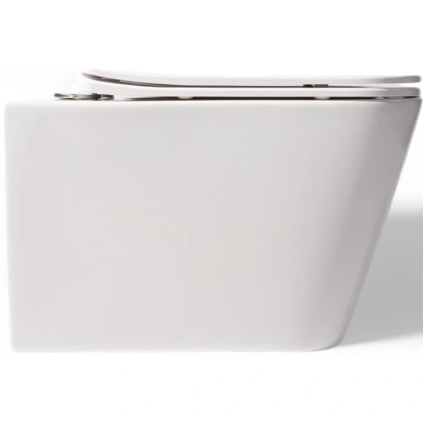 Унитаз подвесной Charus Alva EWC700-114W безободковый, с сиденьем микролифт, белый