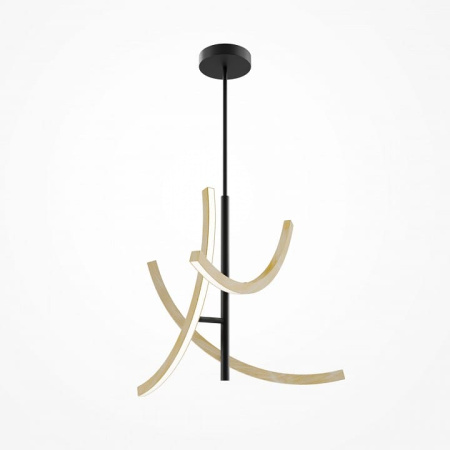 Люстра на штанге Maytoni Ваби MOD428PL-L27BK