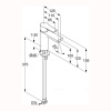 Смеситель для раковины Kludi Zenta SL 481983965 черный матовый