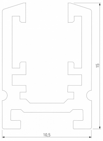 Трек накладной Elektrostandard Mini Magnetic a065631