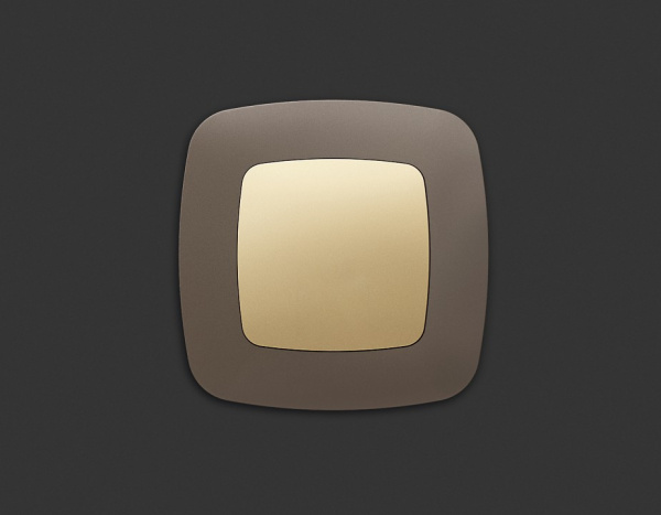 Заглушка для поста с рамкой Ambrella Volt Quant OP6160