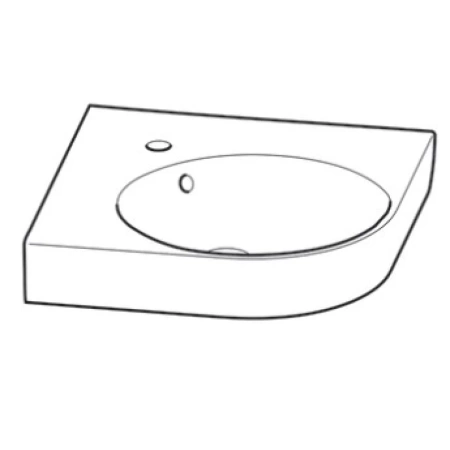 Раковина 32x32 см Geberit Renova Compact 276132000