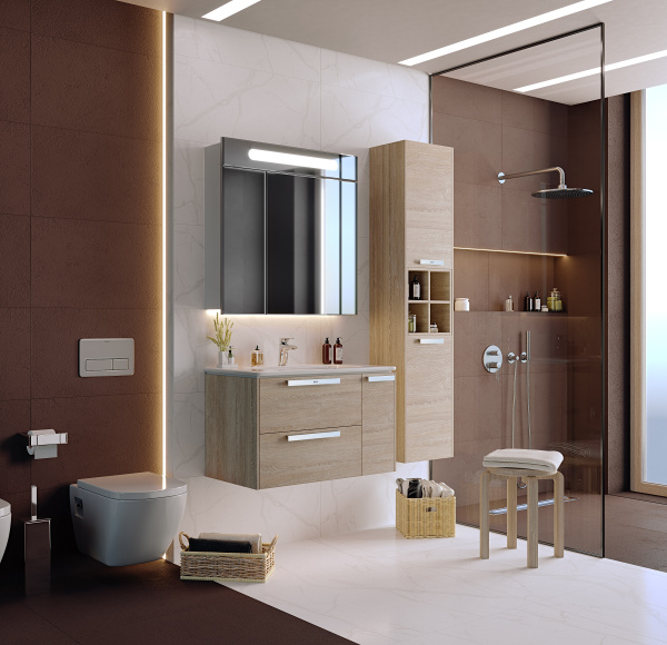 Пенал Roca Lago 35 (857297444) светлый дуб