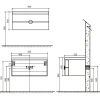 Раковина 92x52 см BelBagno Senso SENSO-920-LVB