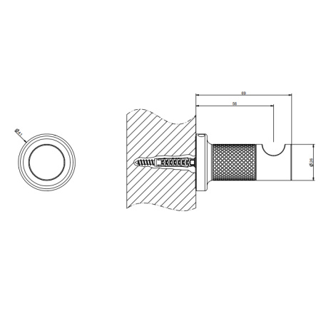 Крючок Gessi Inciso 58521#031