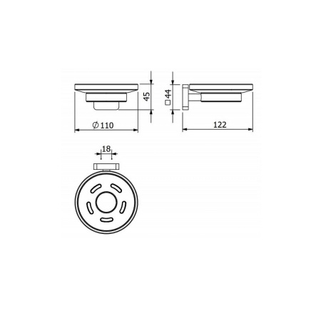 Мыльница Kludi Vela S 2598505
