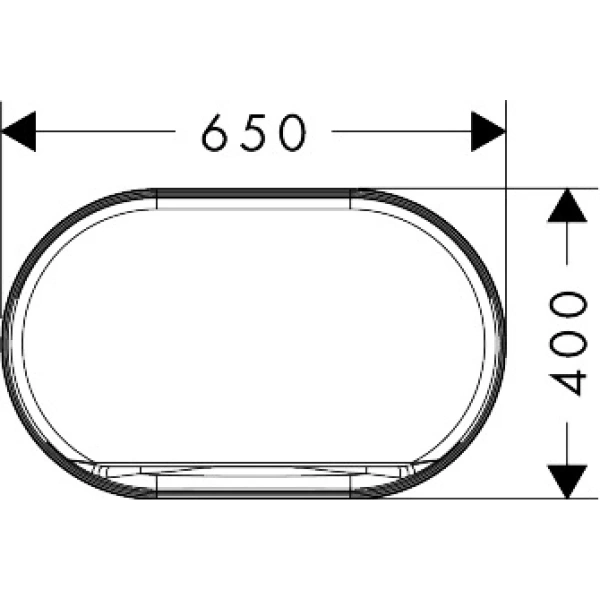 Раковина-чаша Hansgrohe Xuniva Evo U 60325780 65x40 см, накладная, бежевый матовый