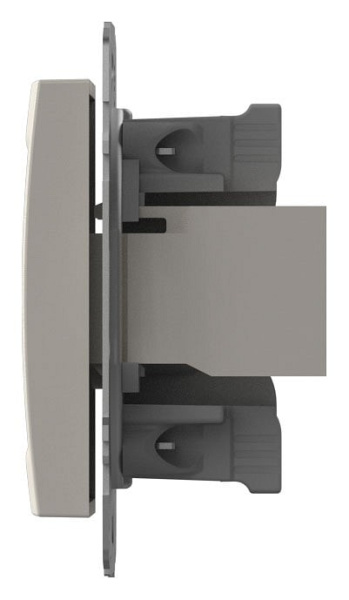 Розетка двойная RJ-12 и Ethernet RJ-45 без рамки Elbi Eleсtriс Zena Vega 609-010200-249