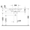 Раковина 63,5x40 см Duravit DuraStyle 2337630000