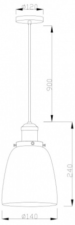 Подвесной светильник Moderli Single V11517-1P
