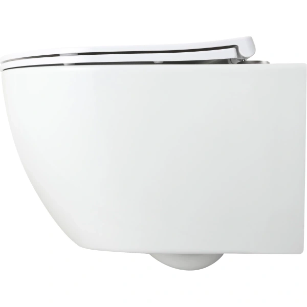 Унитаз подвесной Vincea Globo VT1-74T безободковый, торнадо, с сиденьем микролифт, белый