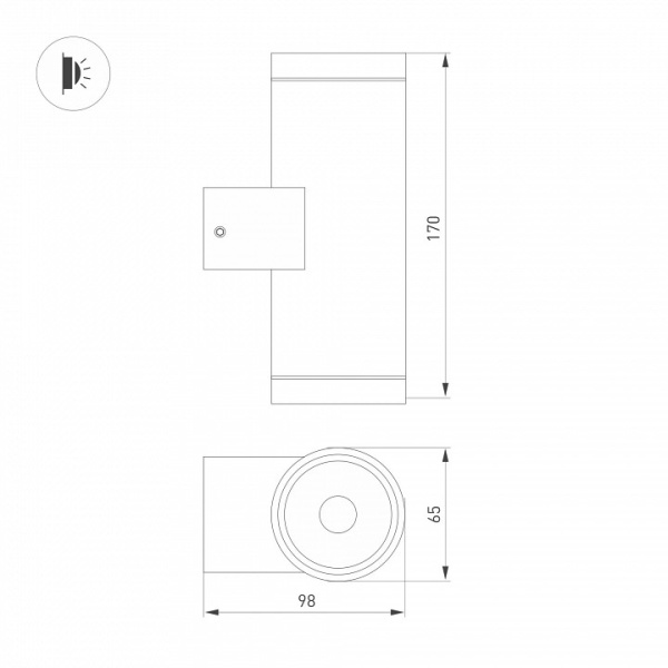 Светильник на штанге Arlight LGD-RAY 044850