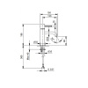 Смеситель для раковины Fantini AF/21 27 93 A704WF сталь