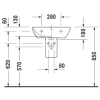 Раковина 55x44 см Duravit ME by Starck 2335550000