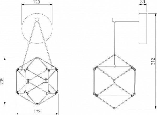 Бра Eurosvet Uma 90310/1 медь