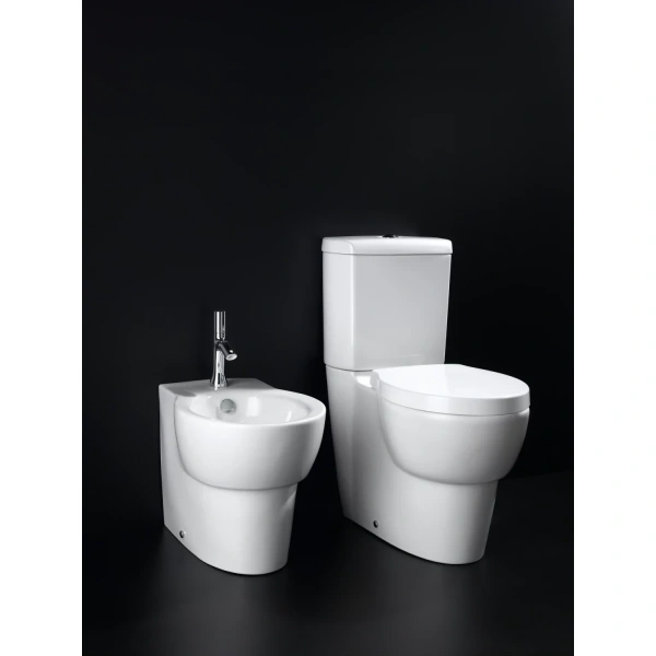 Унитаз-компакт Jacob Delafon Ove 19974W-00 + E1558-00 с сиденьем микролифт, белый