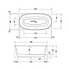Акриловая ванна Duravit White Tulip 180х90 700469000000000