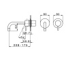 Смеситель для раковины Cisal Less LM00551621