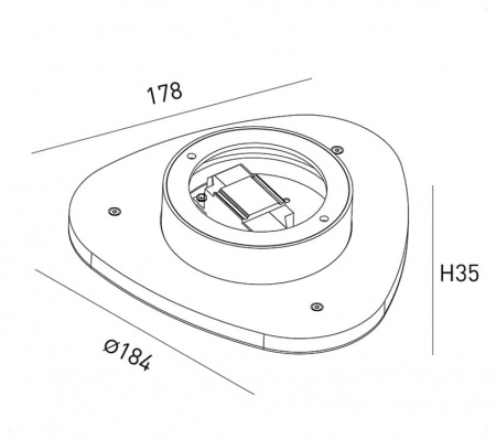 Накладной светильник DesignLed ML 00-00016542