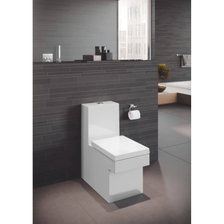 Чаша напольного безободкового унитаза Grohe Cube Ceramic 3948400H