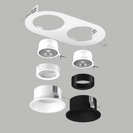 Встраиваемый светильник Lightstar Domino D6560607WBMOD