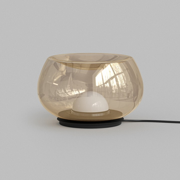 Настольная лампа декоративная Denkirs FLOA DK6747-BK+AM