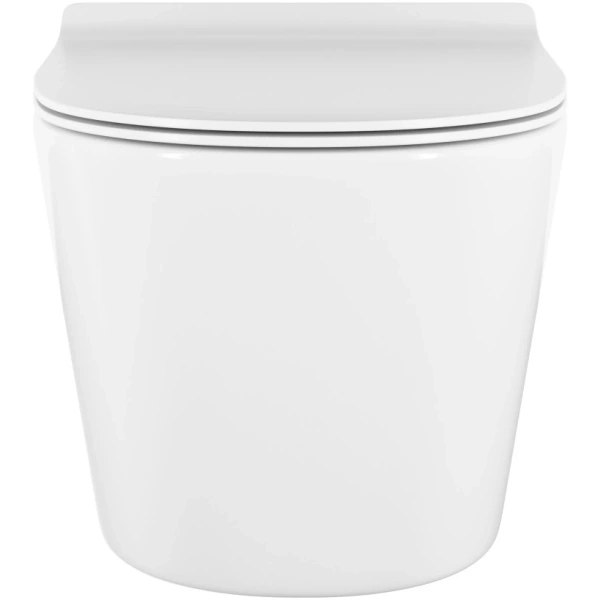 Унитаз подвесной VitrA M50 8302B003-6404 безободковый, торнадо, с сиденьем микролифт, белый