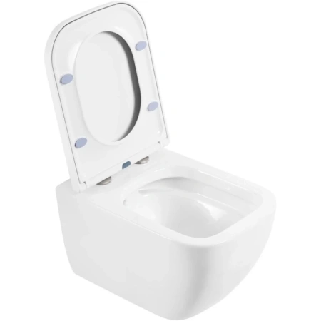 Унитаз подвесной BelBagno Alpina BB10100CHR безободковый, белый