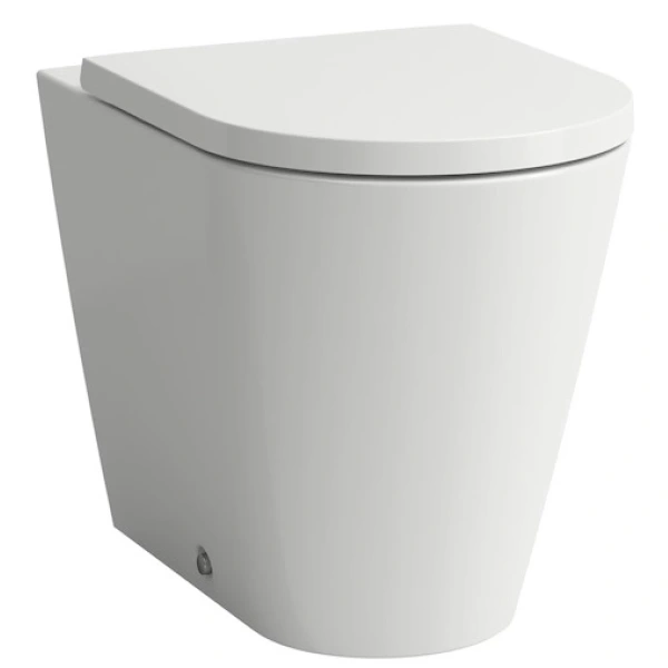Чаша напольного/приставного безободкового унитаза Laufen Kartell by Laufen 8.2333.6.000.000.1