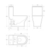 Унитаз-моноблок BelBagno Lounge BB8618CPR-MN/SC
