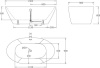 Акриловая ванна BelBagno BB68-1800