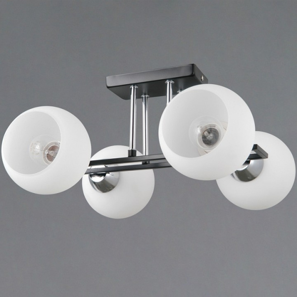 Потолочная люстра ILLUMICO TRENTO IL0791-4CSQ-25 BK CR TRENTO