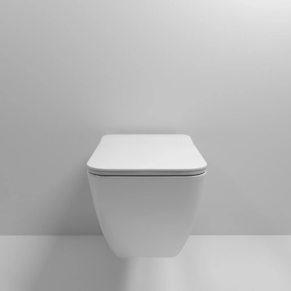 Унитаз подвесной Grossman GR-4462S безободковый, с сиденьем микролифт, белый