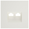 Накладка для розетки RJ-11 или RJ-45 Voltum S70 VLS001413