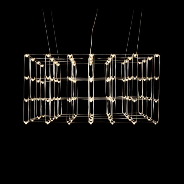 Подвесная люстра O-LUCE Cosmic Glass ячейка 20*20 см 11787611-2