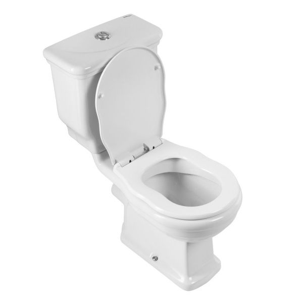 Унитаз-компакт безободковый BelBagno BOHEME BB115CPR с сиденьем BB115SC