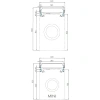Раковина над стиральной машиной 60x50 см Акватон Рейн 1A72103KRW010