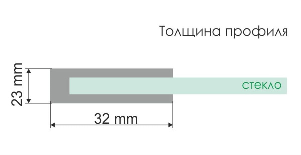Душевая дверь WasserKRAFT Lippe 45S08 150 профиль хром стекло прозрачное