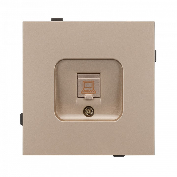Розетка Ethernet RJ-45 и со шторками, без рамки Arlight SCT-TENDO 054099